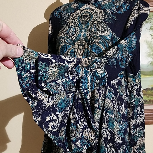 Free people long sleeve tunic L12 - Picture 3 of 5